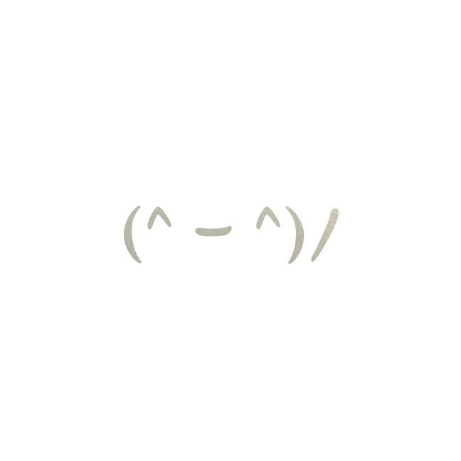 Happy Smiling Ascii Reflective Decal | by Mehoi | MEHOI