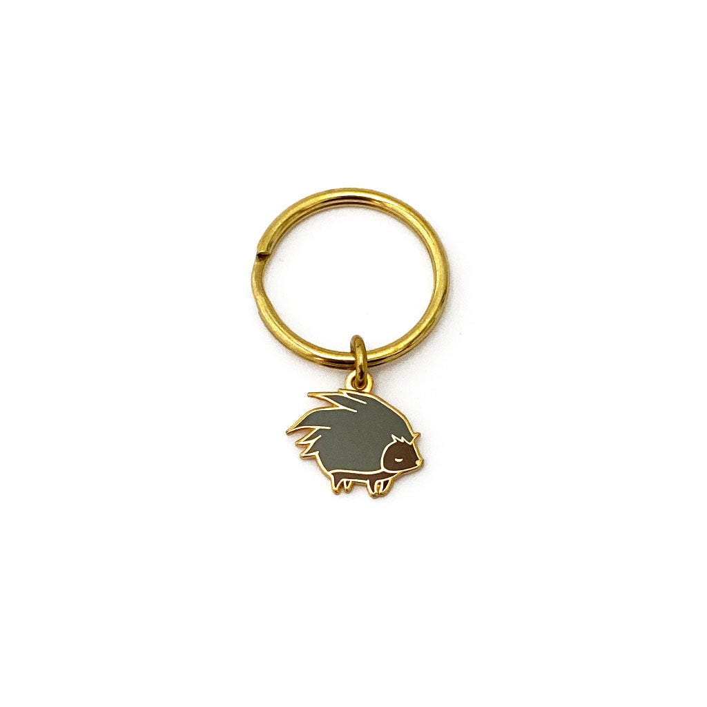 Porcupine keychain sales