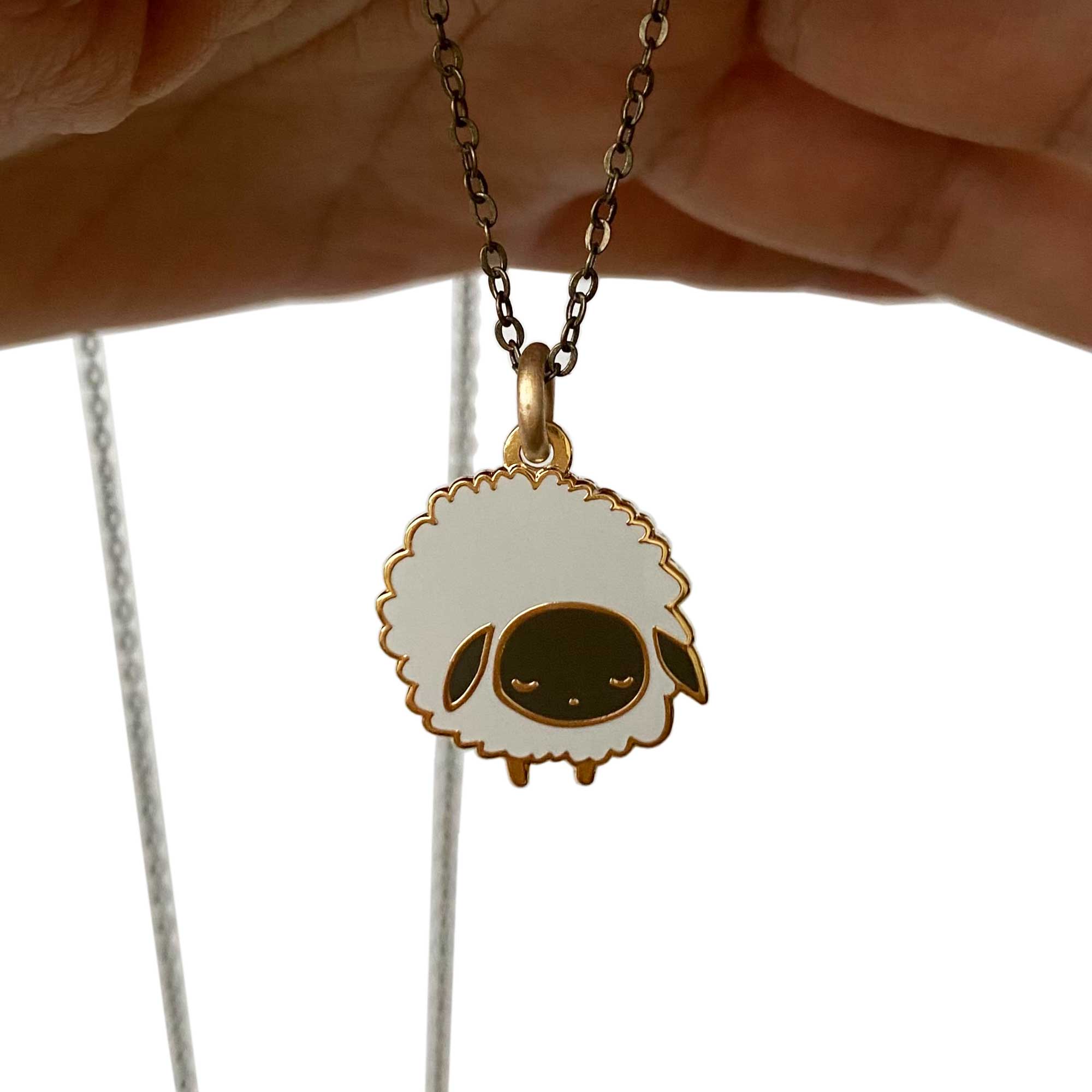Sheep pendant store necklace
